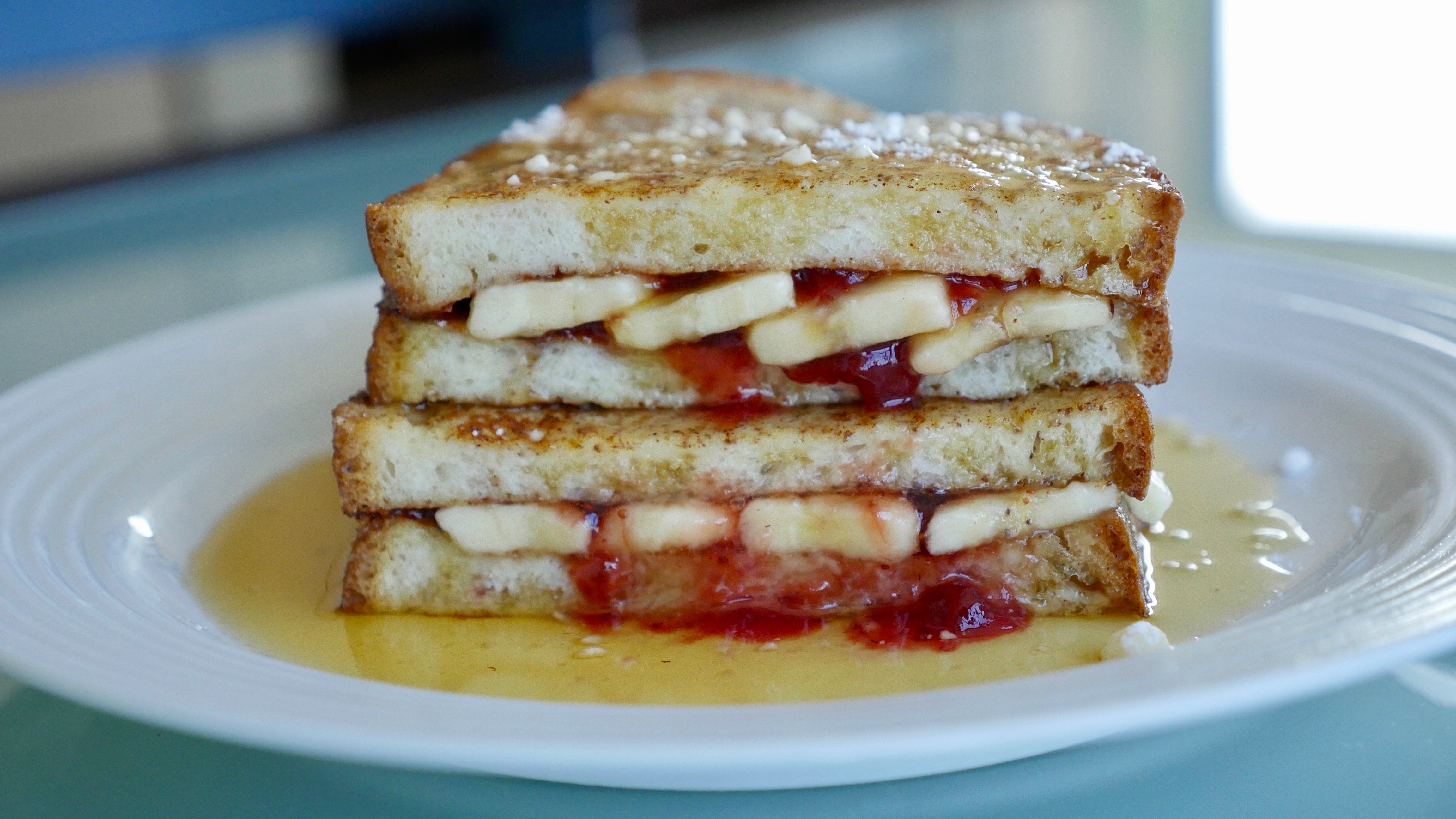 French Toast Sandwich with Bananas and Jam - Turano Baking Co.