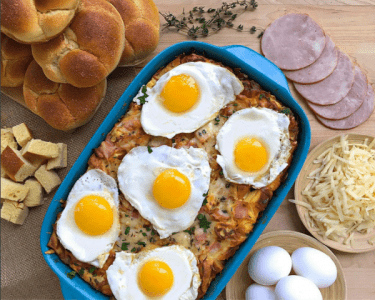 Croque Madame Strata