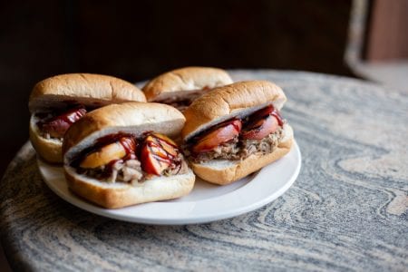 Peachy Pork BBQ Sandwich