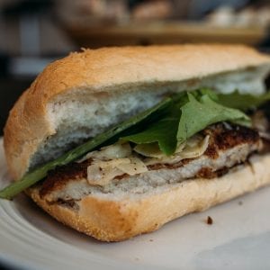 Turano Pork Schnitzel Sandwich