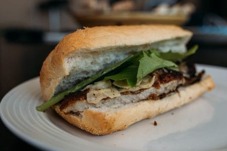 Turano Pork Schnitzel Sandwich