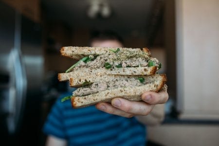 Turano Pesto Tuna Sandwich