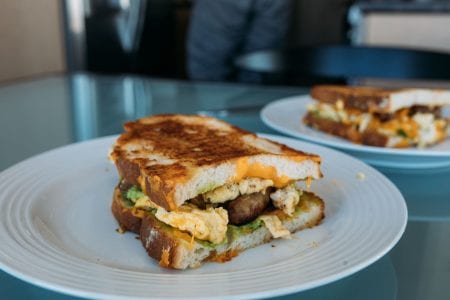 Breakfast Grilled Cheese