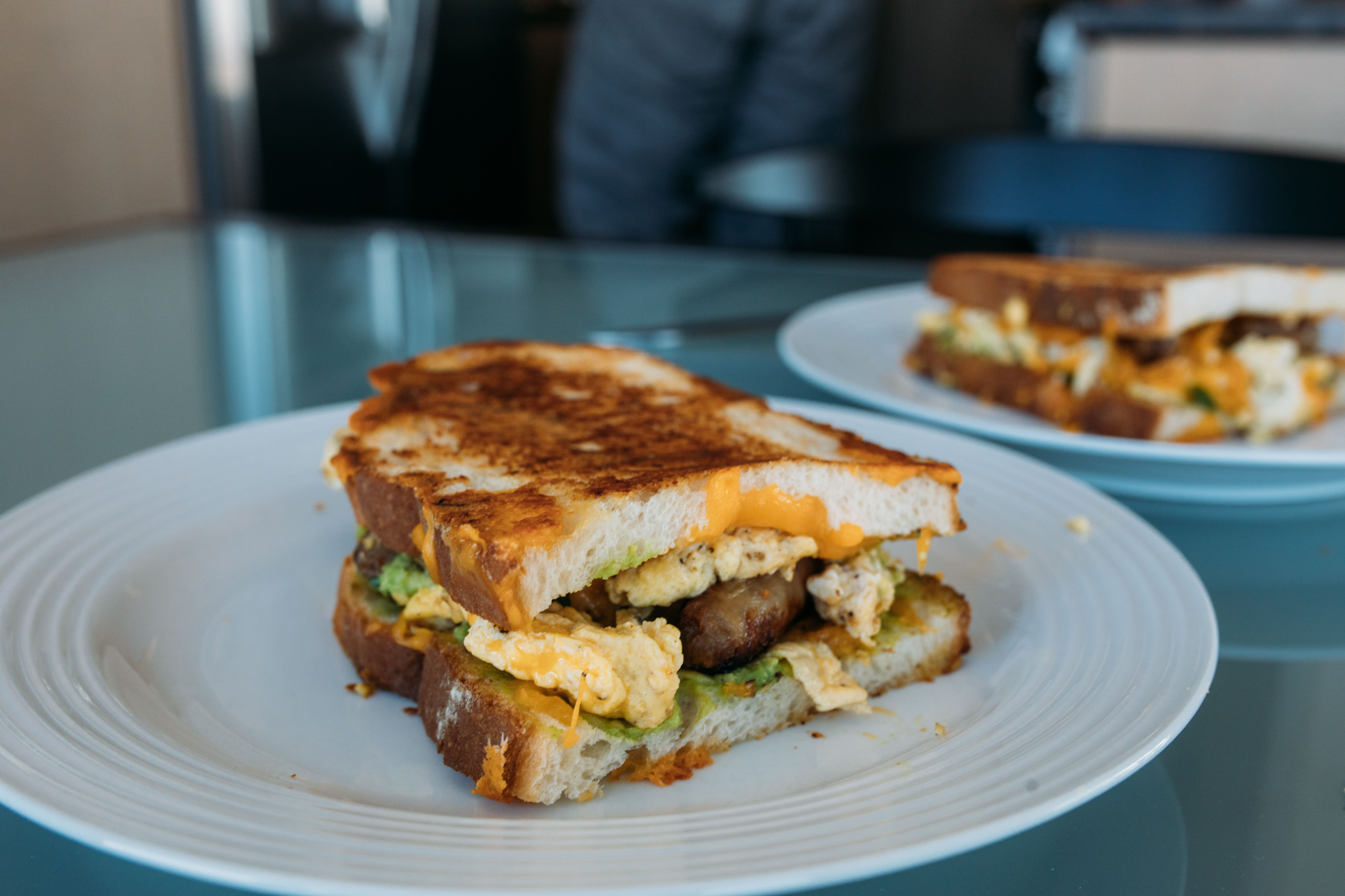 Sausage 'n' Egg Grilled Cheese