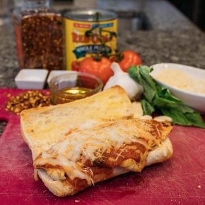 Grilled Chicken Parmesan Sandwich