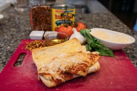 Grilled Chicken Parmesan Sandwich