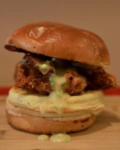 Fried Chicken & Waffle Sandwich