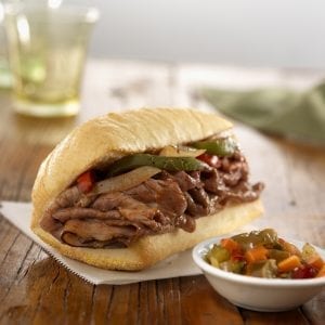Italian Beef on Turano French Roll