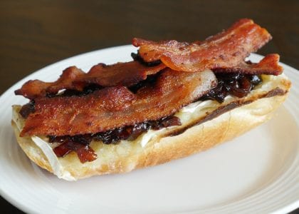 Bacon and Brie Sandwich
