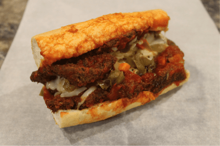 Chicago Style Breaded Steak Sandwich