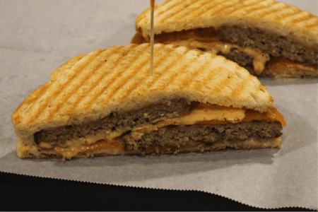 Double-Decker Melt on Italian Bread