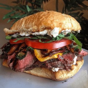 Flat Iron Steak Sandwich