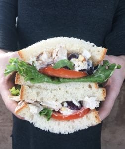 Truffle Chicken Salad with Grapes