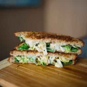 Brussel Sprouts Grilled Cheese