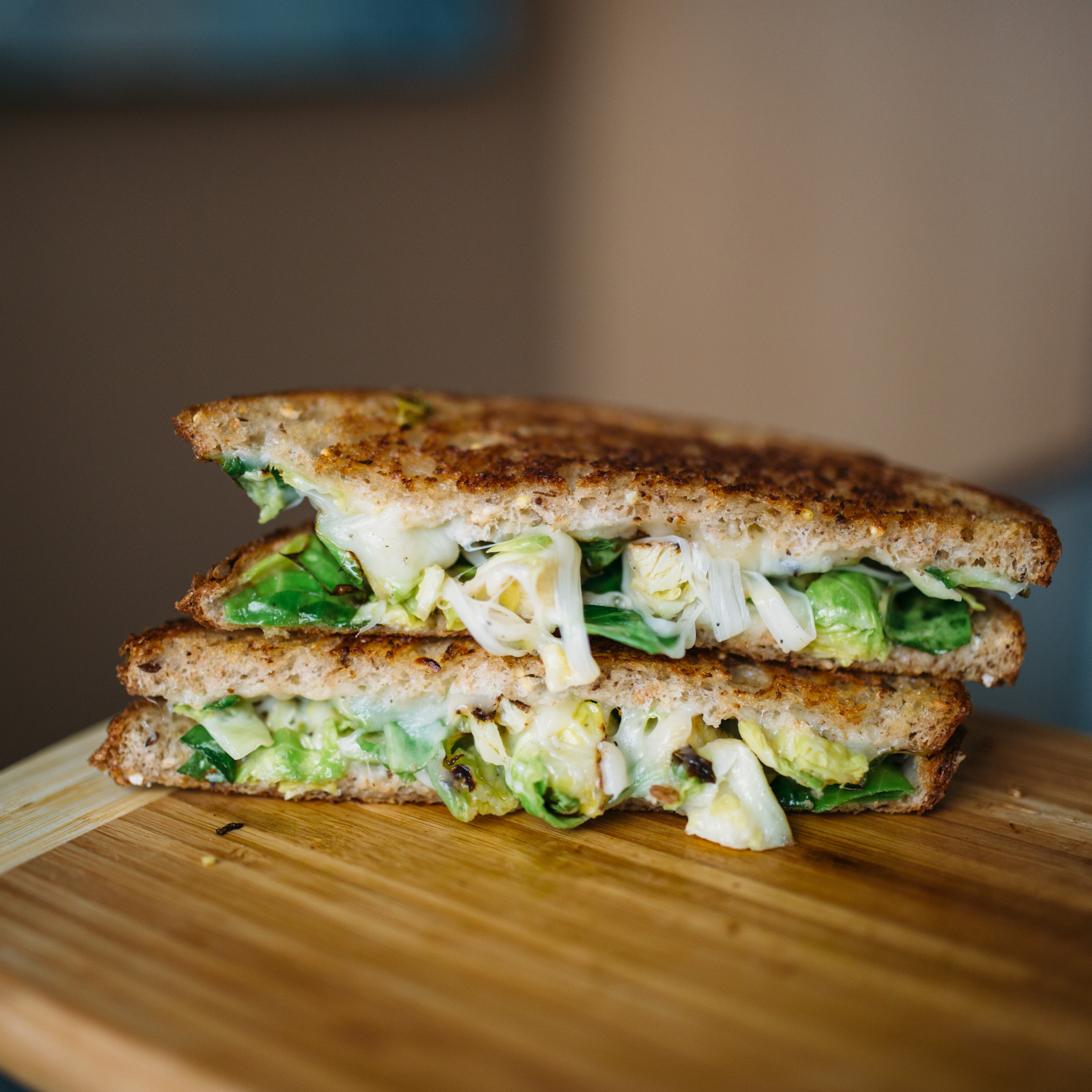 Brussel Sprouts Grilled Cheese • Turano Baking Co