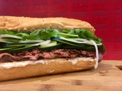 Horseradish Roast Beef Sandwich