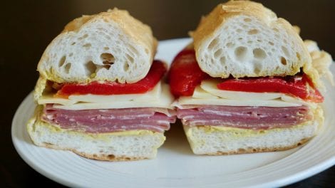 Prosciutto & Red Pepper Sandwich