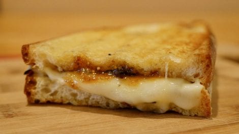 Caramelized Onions & Fig Jam Panini