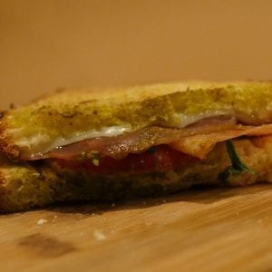 Prosciutto, Lettuce, and Tomato Sandwich