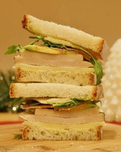 Turkey Sandwich with Avocado and Bacon