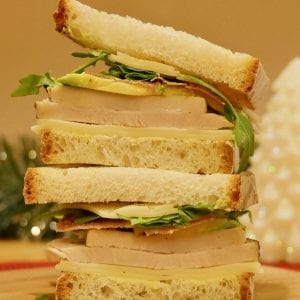 Turkey Sandwich with Avocado and Bacon