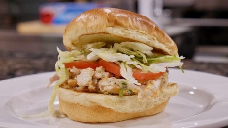 Chicken Bacon Salad Sandwich
