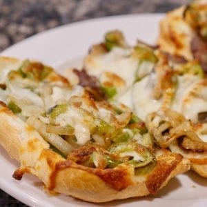 Philly French Bread Pizzas