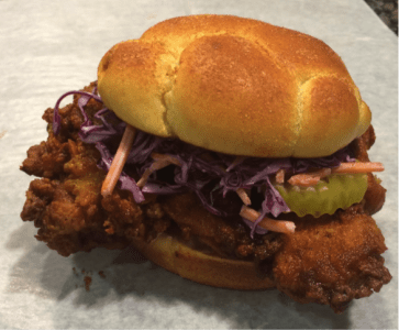 Pickle Brined Chicken Sandwich