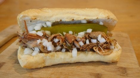 Pulled Pork Rib Sandwich