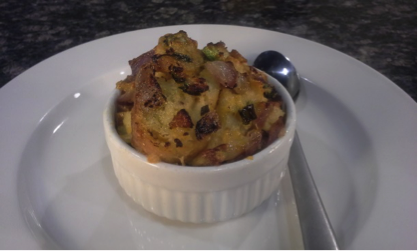 Savory Bread Pudding Turano Baking Co