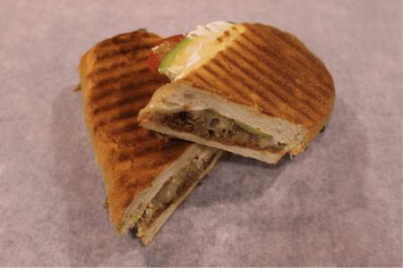 Shredded Brisket Torta on Soft Sub Roll