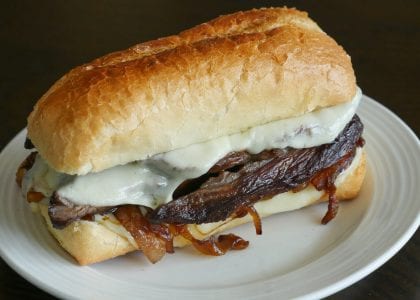 Steak and Caramelized Onion Sandwich