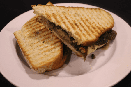 Steak and Chimichurri Melt on Pane Turano