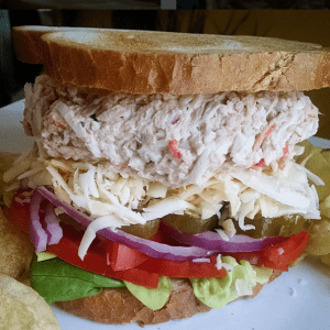 Crab And Tuna Sandwich