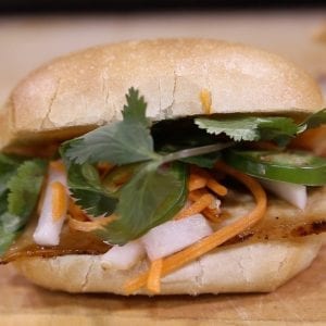 Banh Mi Sandwich on Bambino Roll