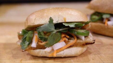 Banh Mi Sandwich on Bambino Roll
