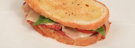 Hot Ham/Capacola on Italian Round Loaf