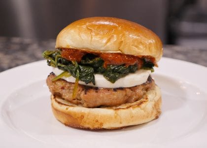 Italian Sausage Burger