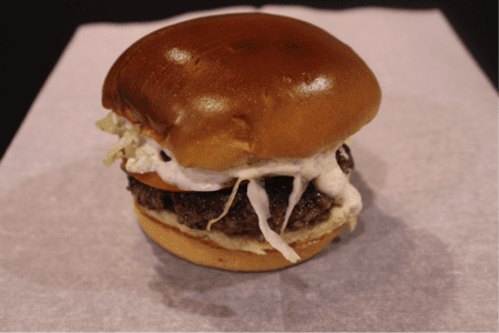 Lamburger Au Poivre on Brioche