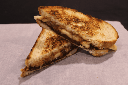 Nutella, Banana & Apricot on Pane Turano