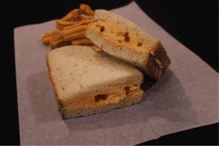 Pimiento Cheese Sandwich on Italian Round