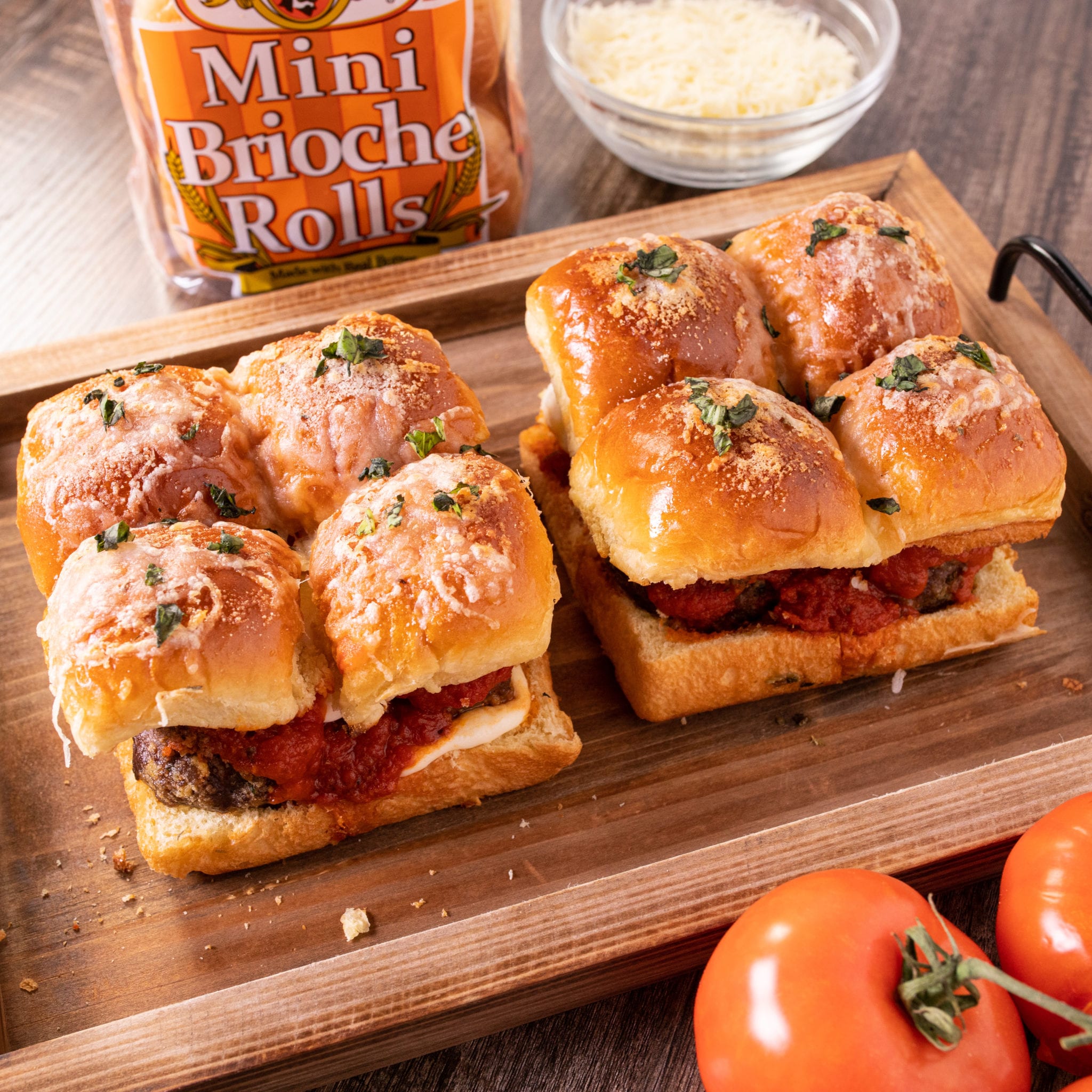 Mini Brioche Bun Sliced Turano Baking Co