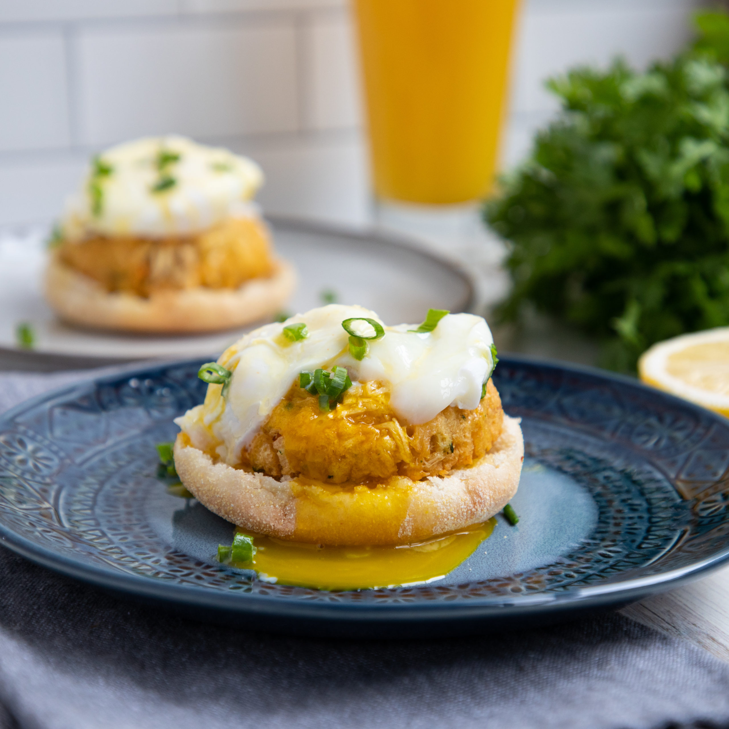 Crab Cake English Muffin • Turano Baking Co