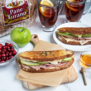 Ham Cranberry Brie Sandwich