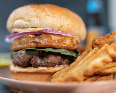 Fried Green Tomato Burger
