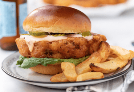 Nashville Hot Crispy Cauliflower Sandwich