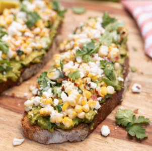 Mexican Street Corn Avocado Toast