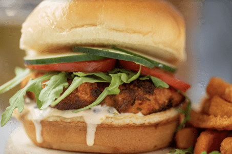 Grilled Salmon Burger