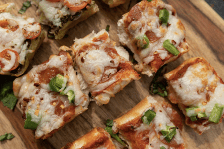 GRILLED FRENCH BREAD PIZZA