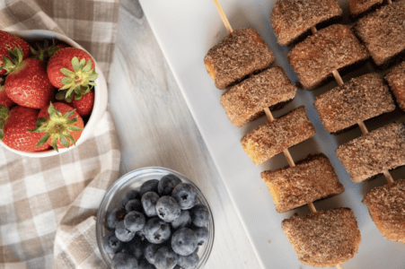 Mini Cinnamon Sugar French Toast Bites